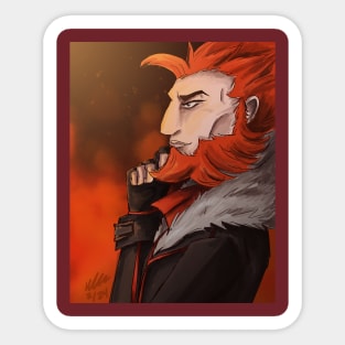 Team Flare Leader Lysandre Sticker